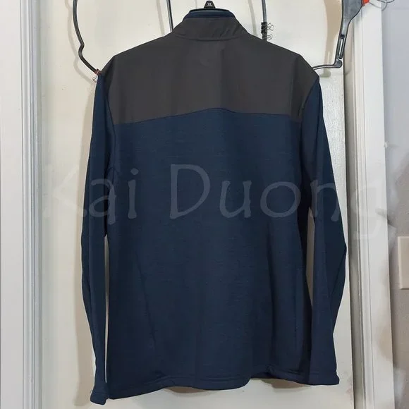 Orvis men bonded mesh full-zip Jacket BLUE - Picture 11 of 12